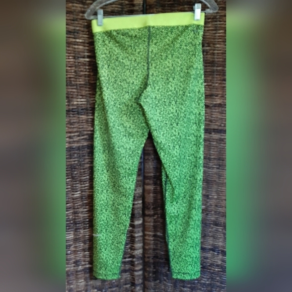Nike Pro Dri Fit Stay Cool Ankle Tights Pants Mezzo Large Neon Workout Athletic - Picture 3 of 9